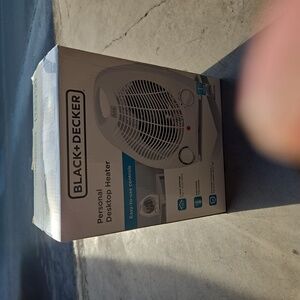 Black & Decker White Personal Heater